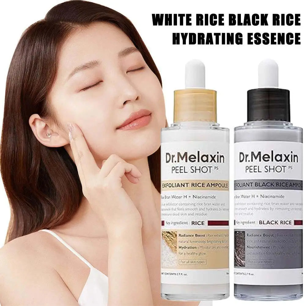 80ml Plant Rice Essence Brightens Moisturizes and Improves Dull Skin Tone Exfoliates and Pores
