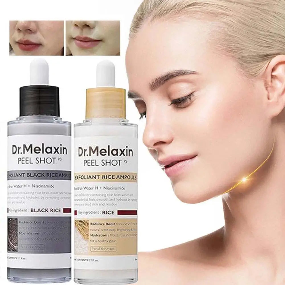 80ml Plant Rice Essence Brightens Moisturizes and Improves Dull Skin Tone Exfoliates and Pores