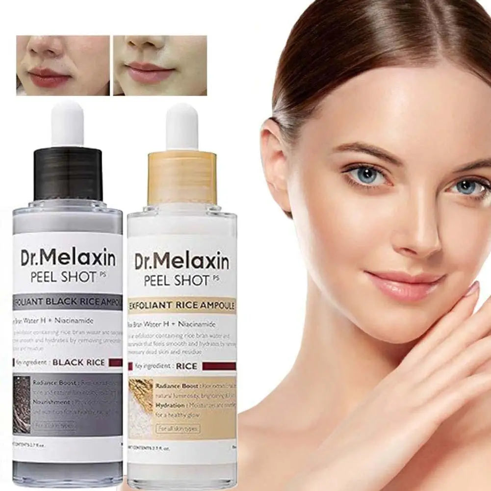 80ml Plant Rice Essence Brightens Moisturizes and Improves Dull Skin Tone Exfoliates and Pores
